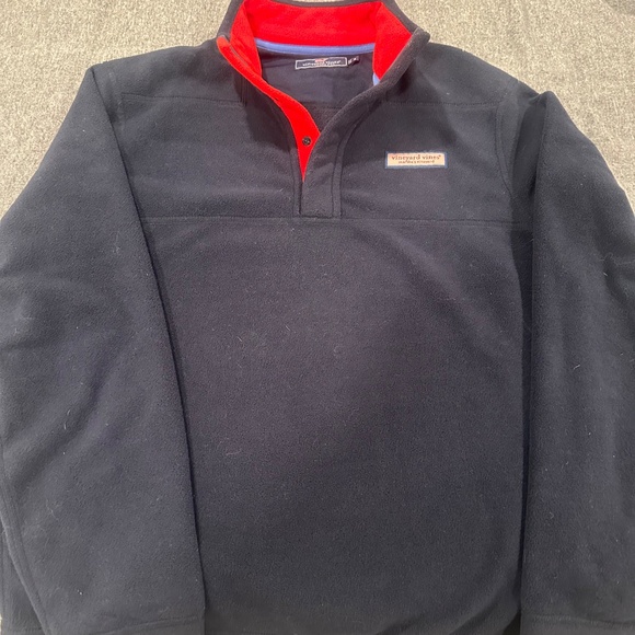 vineyard vines Harbor Fleece Shep Golf Pullover - Picture 2 of 6